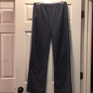 Athleta Gray Fleece Lined Flare pants